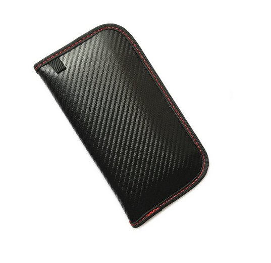 Carbon Fiber Signal Blocker Shielding Bag for Cellphone Car Remote - UKTechaccessories