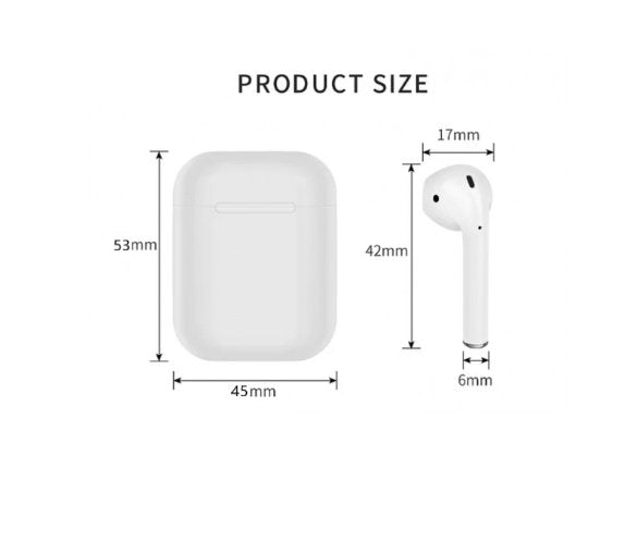 i25 TWS Bluetooth earbuds - Compatible with IOS + Android - UKTechaccessories