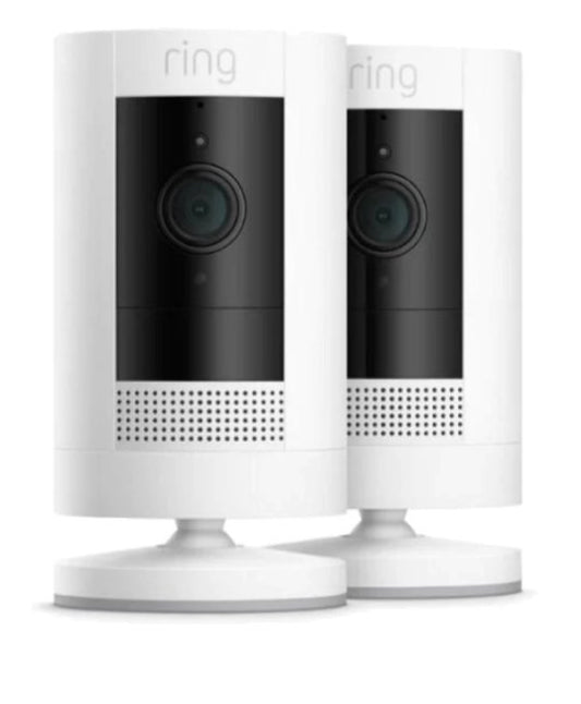 Ring Stick Up HD Security Camera - White (Twin pack) - UKTechaccessories