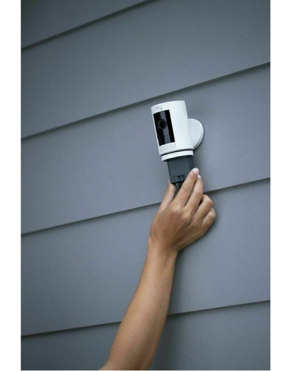 Ring Stick Up HD Security Camera with Two-Way Talk - White - UKTechaccessories