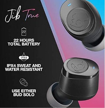 Skullcandy Jib True Wireless Earphone - Black - UKTechaccessories