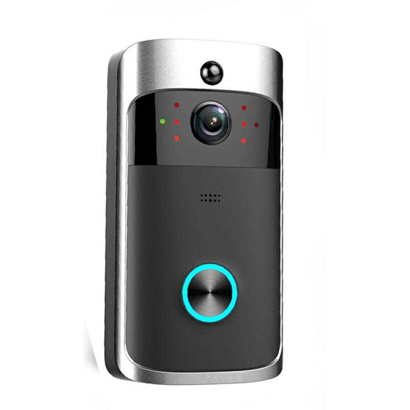 Smart Wireless Wifi Video Doorbell Free Hole Anti-theft Monitoring Doorbell - UKTechaccessories