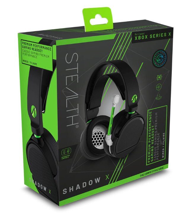 UKTechaccessories Black Xbox Headset STEALTH Gaming X for X Stereo – Series SX-Shadow
